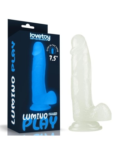 Dildo Lumino 7.5 Luz Azul