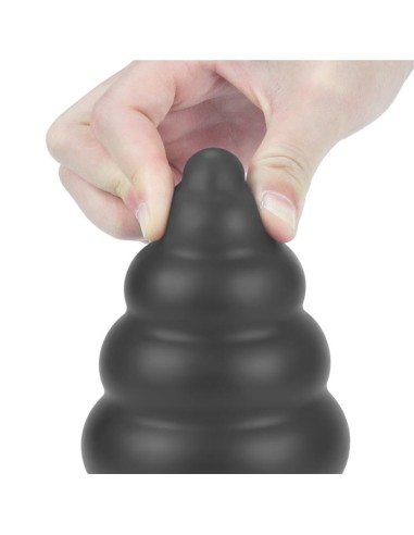 Plug Anal con Vibración King Sized 7 Negro