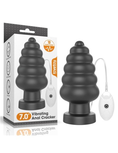Plug Anal con Vibración King Sized 7 Negro