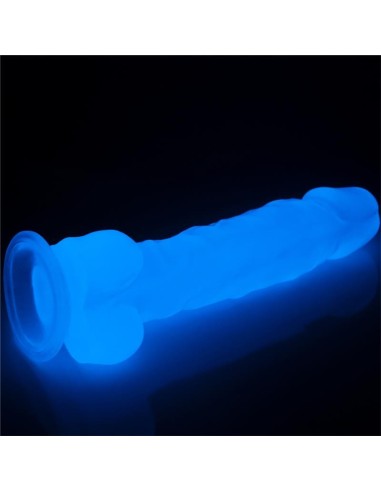 Dildo 8.5 Lumino Luz Azul