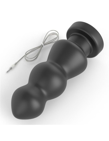 Plug Anal con Vibración King Sized 7.8 Negro