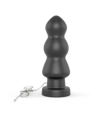 Plug Anal con Vibración King Sized 7.8 Negro