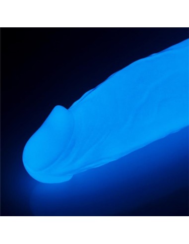 Dildo Lumino 10 Luz Azul