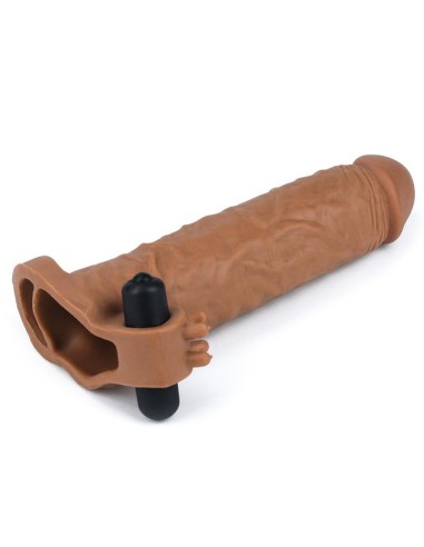 Funda para el Pene Pleasure X-Tender Marron Add 2