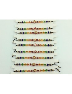 Pulsera Pequeña Ojo Turco Bandera LGBT
