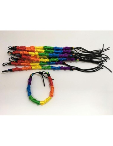Pulsera/Trenza con Bandera LGBT