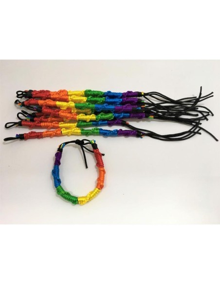 Pulsera/Trenza con Bandera LGBT