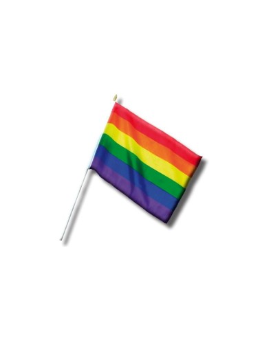 Banderin Pequeño con Bandera LGBT 30 cm