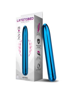 Astro Vibrador 10 Funciones 18.5 cm USB Azul