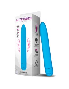 Bluesky Vibrador 10 Funciones 18,5 cm USB Azul Mate