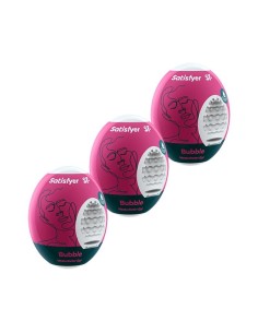 Set 3 Huevos Masturbadores Modelo Bubble