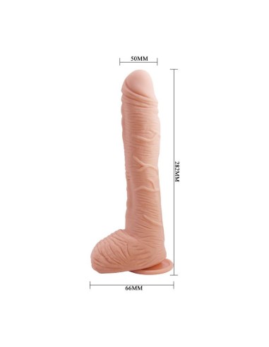 Alex Dildo con Testículos Punto G con Ventosa Natural
