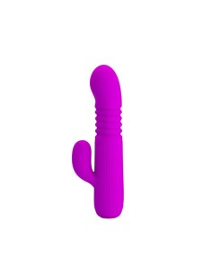 Leopold Vibrador con Función de Movimiento USB Silicona 2