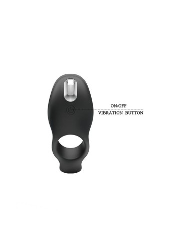 Anillo para el Pene con Vibración USB Silicona