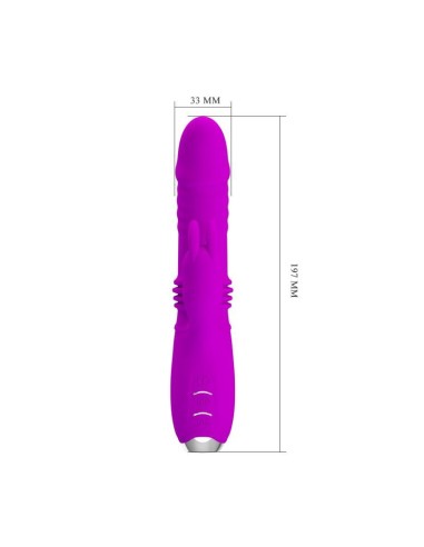 Dorothy Vibrador con Función Up and Down USB Púrpura
