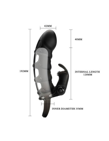 Cuper Funda para el Pene con Vibración 4 cm
