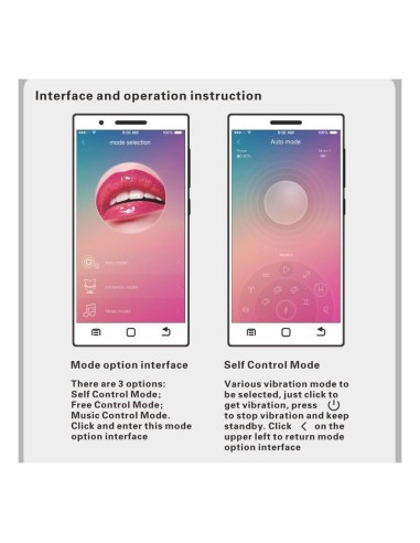 Nymph Huevo Vibrador con APP Movil