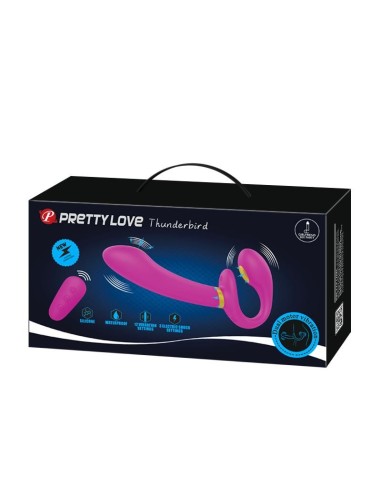 Thunderbird Vibrador para Parejas sin Arnés con Control Remoto