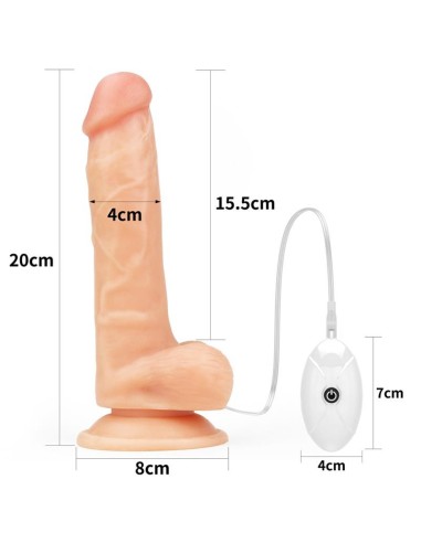 Arnés con Dildo con Vibración y Control Remoto 7.5