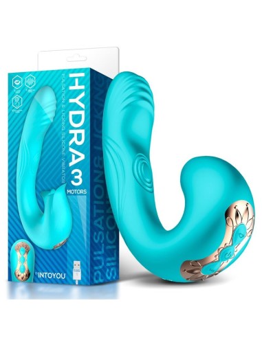 Hydra Vibrador con Pulsación y Lengua Estimuladora de Clítoris 3 Motores USB