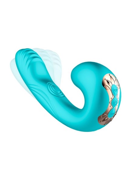 Hydra Vibrador con Pulsación y Lengua Estimuladora de Clítoris 3 Motores USB