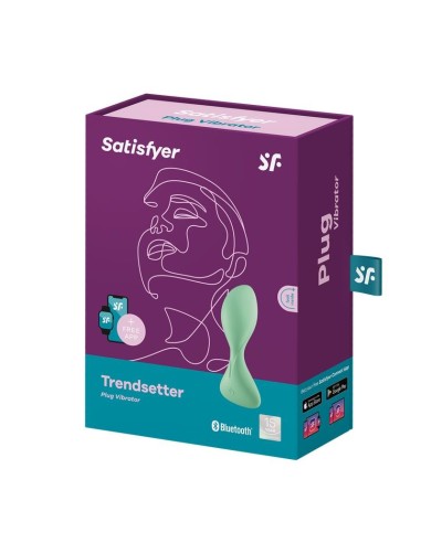 Trendsetter Plug Anal con Vibración y APP Verde Claro