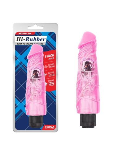 Vibrador Hi-Rubber 9 Rosa