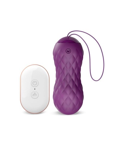 Nima Huevo Vibrador con Movimiento Wave Control Remoto USB Silicona Púrpura
