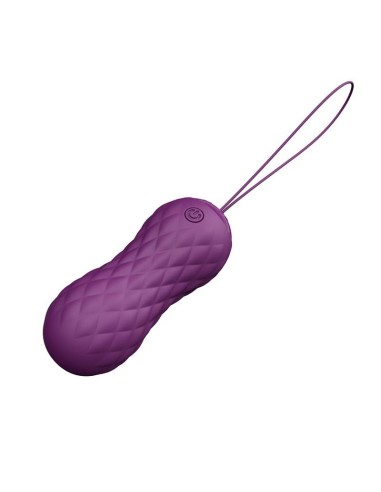 Nima Huevo Vibrador con Movimiento Wave Control Remoto USB Silicona Púrpura
