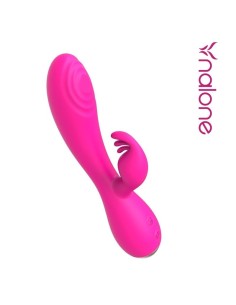 Conejito Vibrador Magic Stick con Pulsación Fucsia