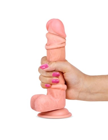 Slidy Dildo Realista Dual Layer Retráctil y Orientable 8