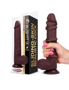 Slidy Dildo Realista Dual Layer Retráctil y Orientable 9