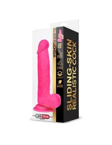 Slidy Dildo Realista Dual Layer Retráctil y Orientable 8
