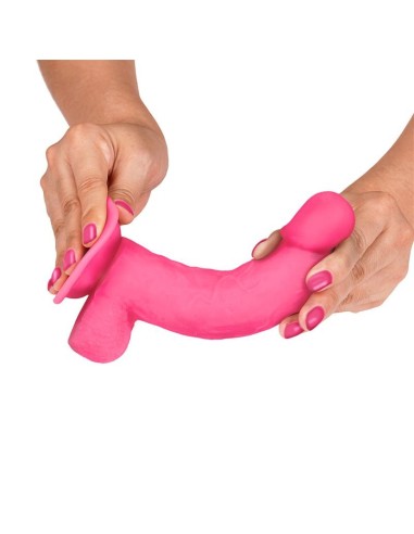 Slidy Dildo Realista Dual Layer Retráctil y Orientable 8