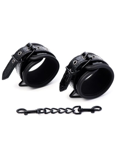 Esposas para Tobillo Ajustable Sapphire Cuero Vegano
