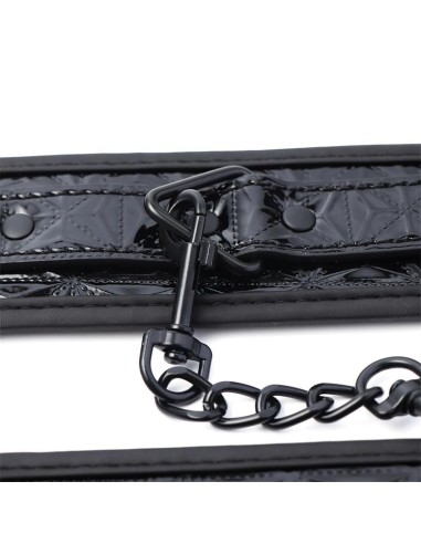 Esposas para Muñeca Ajustable Sapphire Cuero Vegano