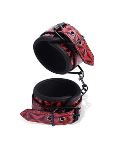 Esposas de Muñeca Acolchadas Ajustable Diamond Cuero Vegano 2