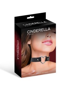 Collar con Corazón Tipo Choker Cuero Vegano Talla Única 2