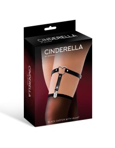 Liga con Aro en Forma de Corazón Cuero Vegano Talla Única 2