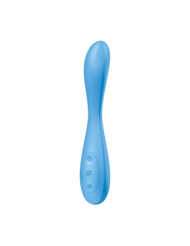 Vibrador G-Spot Flex 4 con APP Satisfyer Connect Azul