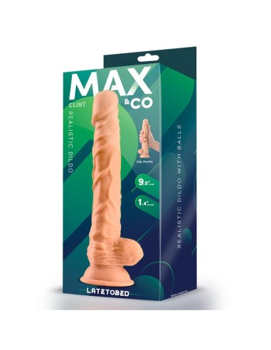 Clint Dildo Realista con Testículos Natural 9.8