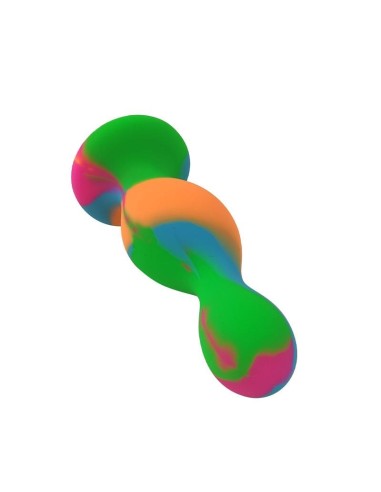 Plug Anal Multi Color Silicona