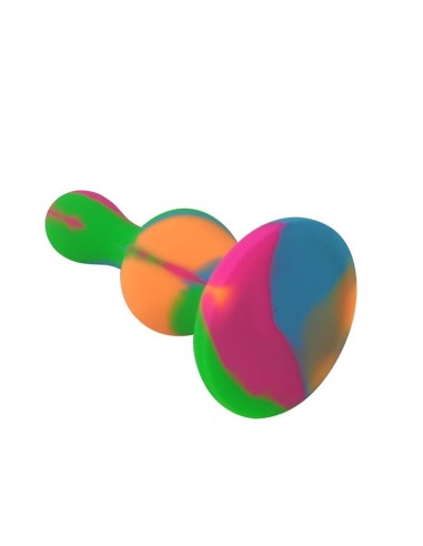Plug Anal Multi Color Silicona