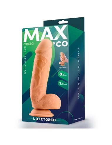 Creig Dildo Realista con Testículos 8.5 Natural