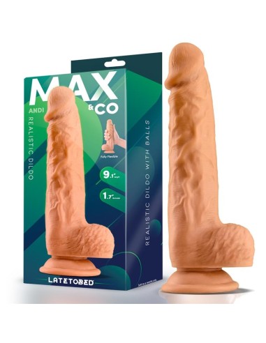 Andi Dildo Realista con Testículos 9.1 Natural