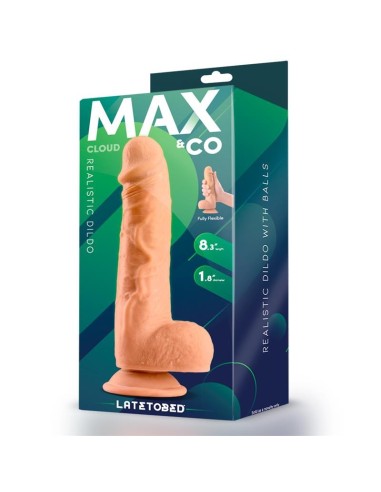 Cloud Dildo Realista con Testículos 8.3 Natural