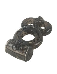 Anillo para el Pene con Vibración Negro