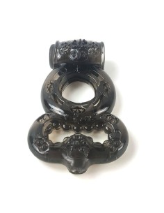 Anillo para el Pene con Vibración Negro 2