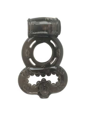 Anillo para el Pene con Vibración Negro