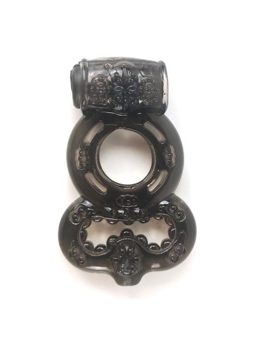 Anillo para el Pene con Vibración Negro